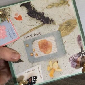 Vtg Russ Nature's Beauty Flower Press